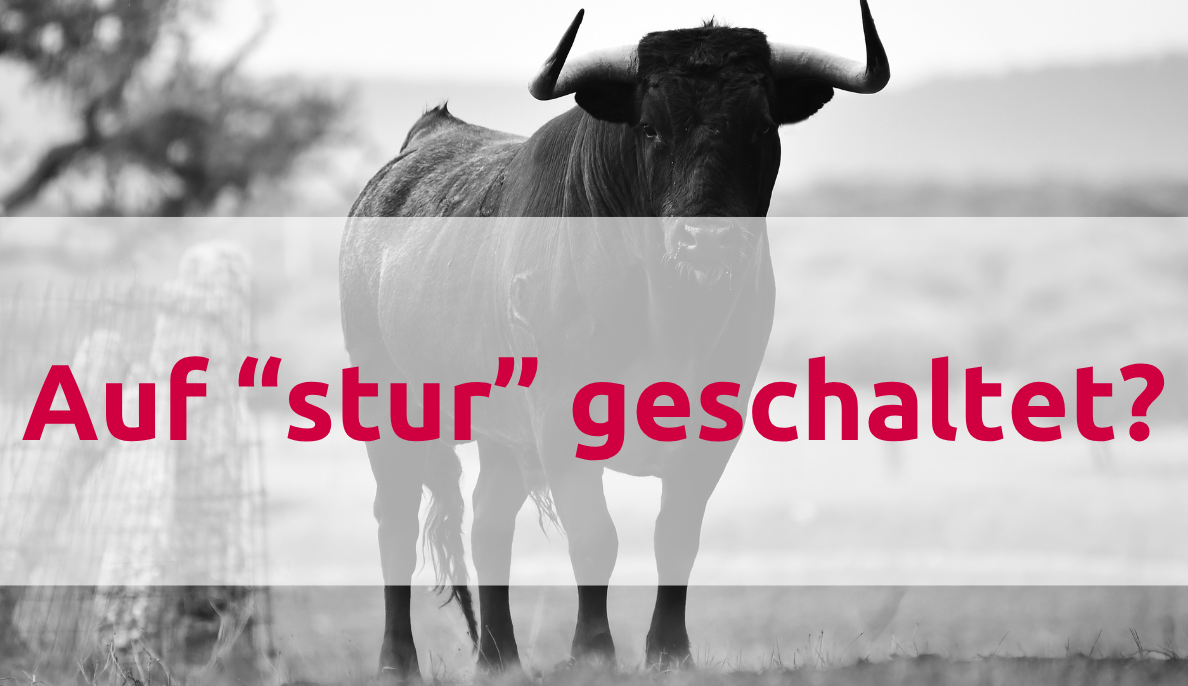 Auf "stur" geschaltet?