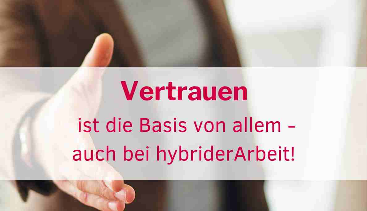 Konstruktives Vertrauen - proaktiv aufbauen
