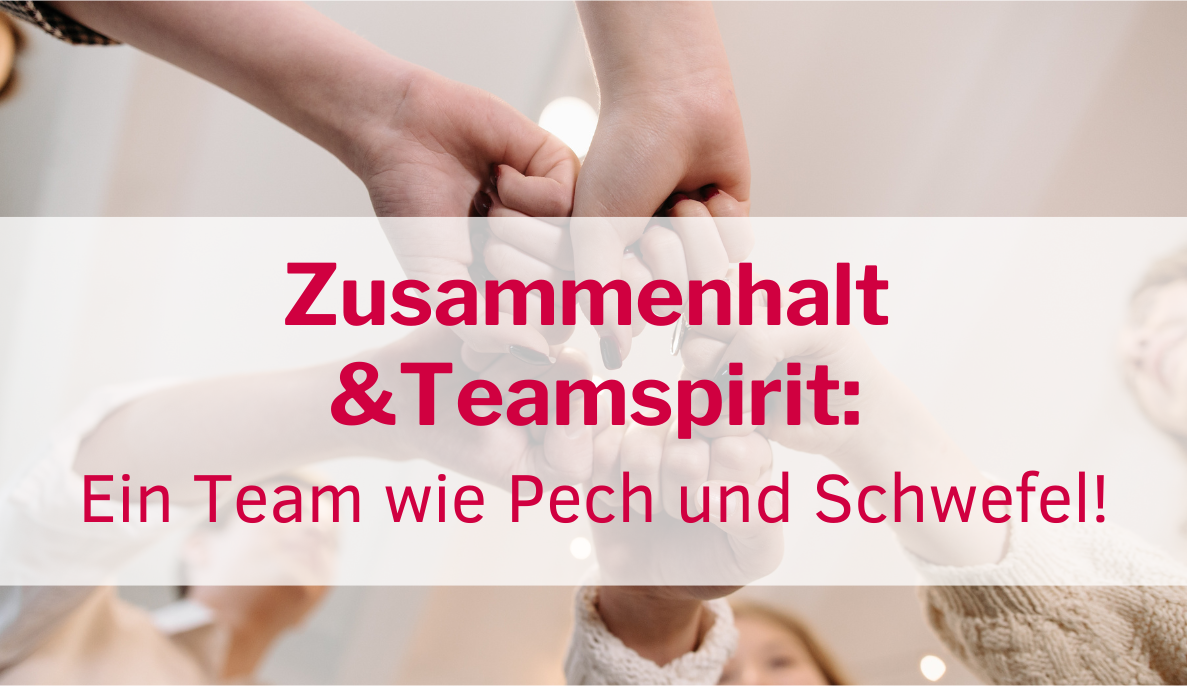 Zusammenhalt und Teamspirit: Gemeinsam sind wir stark